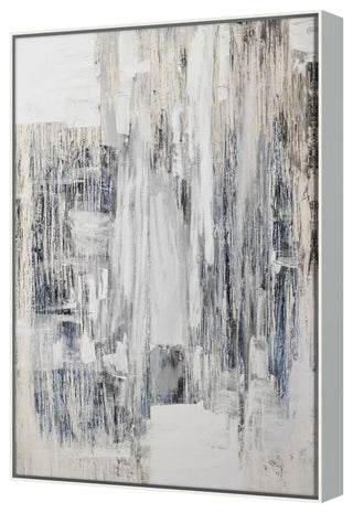 Indigo Rain 1 Fine Art Print, White, 60"x40"