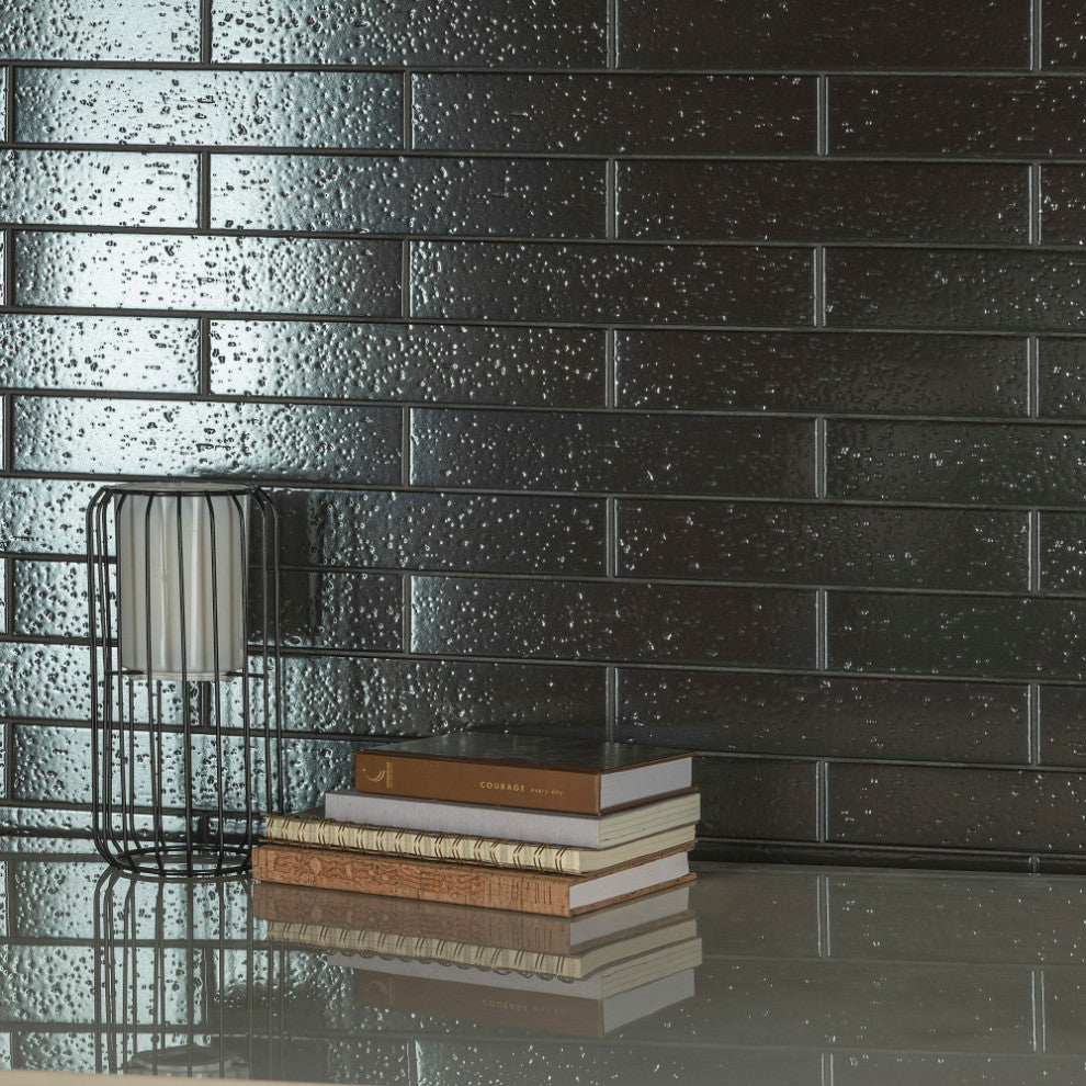 Muretto Argento Glossy Porcelain Wall Tile