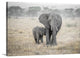 "Serengeti Breakfast Time" Wrapped Canvas Art Print, 48"x32"x1.5"