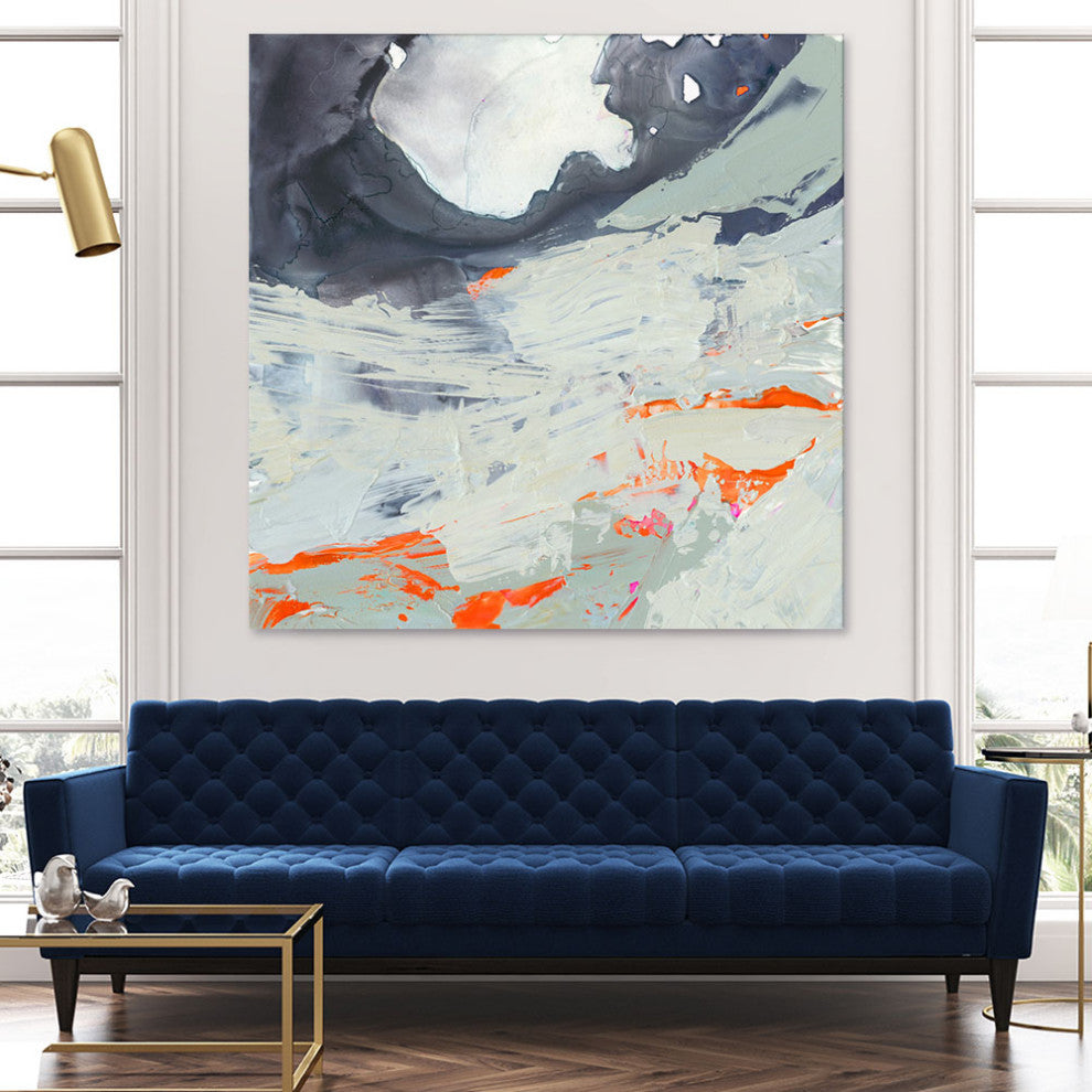 "Polyphonic Sea II" Fine Art Giant Canvas Print, 84"x84"