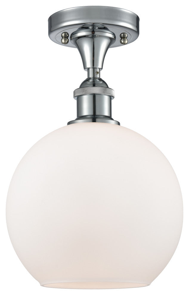 Innovations Lighting 516-1C-PC-G121-8 Athens 1 Light 8" Semi-Flush Mount