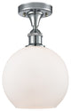 Innovations Lighting 516-1C-PC-G121-8 Athens 1 Light 8" Semi-Flush Mount