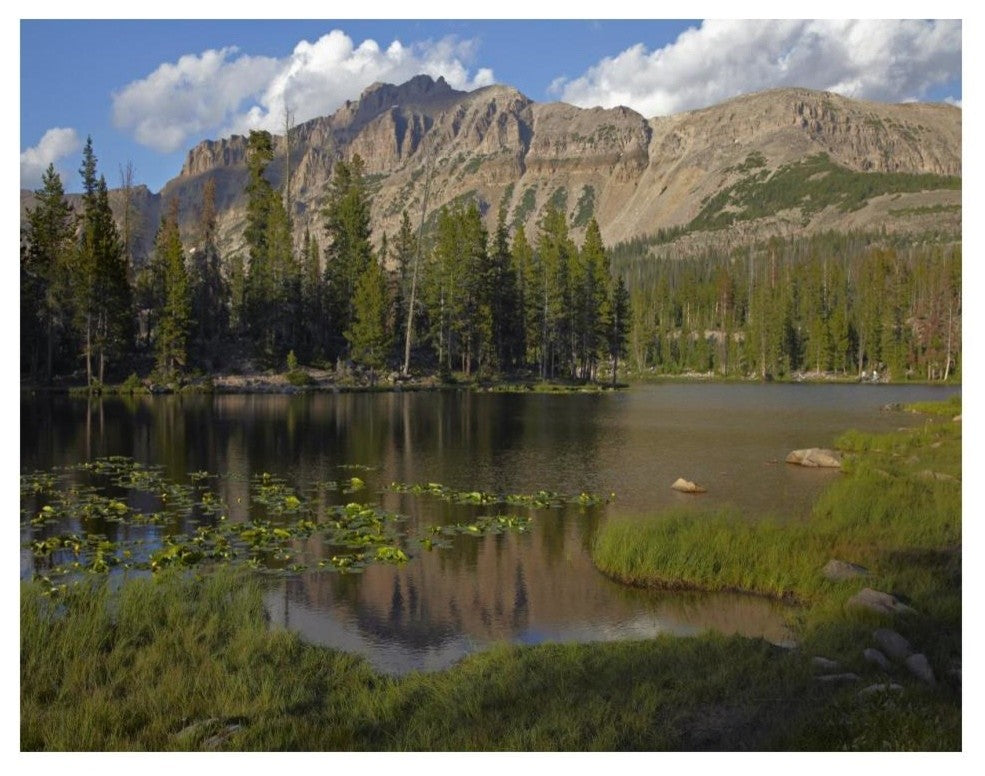 "Butterfly Lake, Uinta Range, Utah" Paper Print by Tim Fitzharris, 18"x14"
