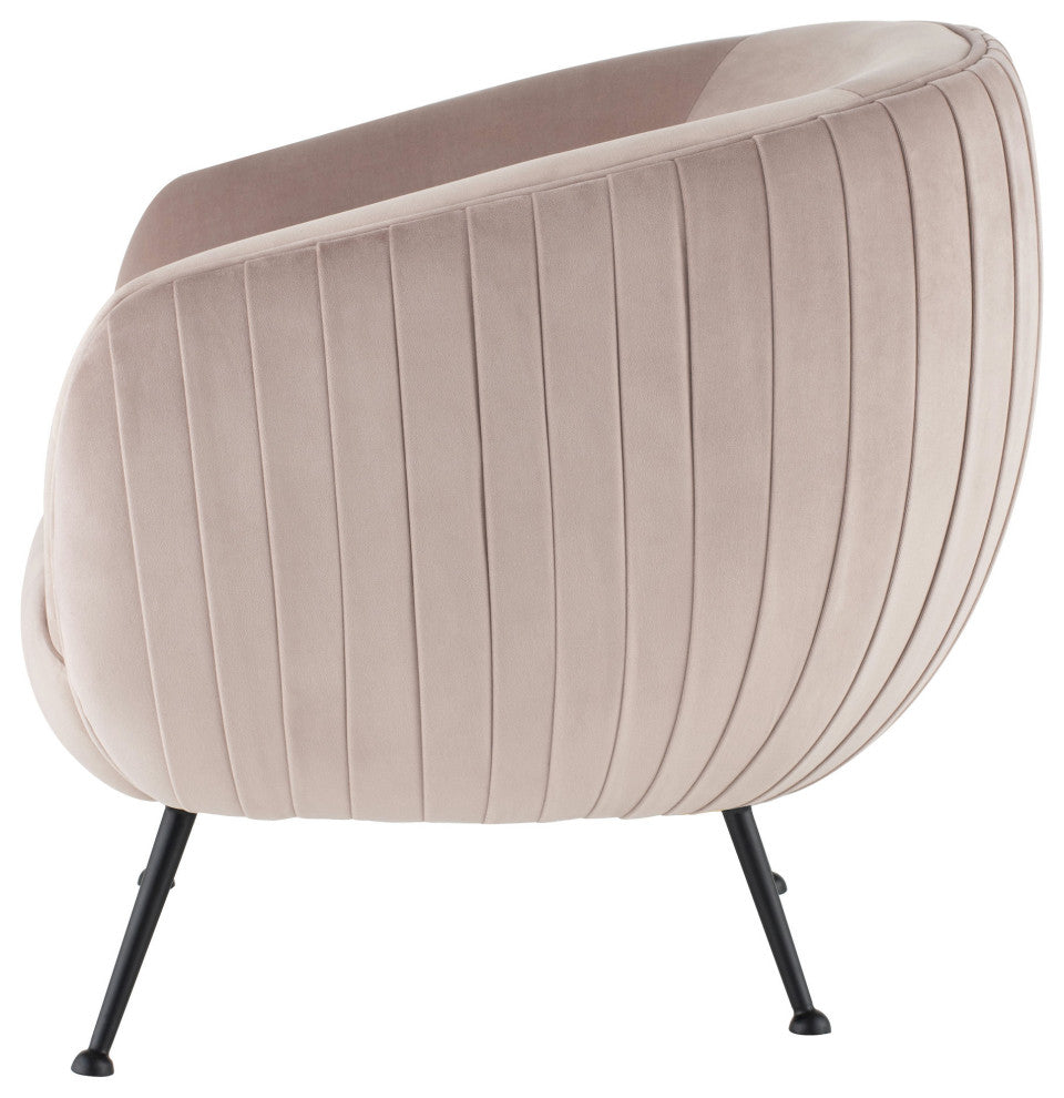 Sofia Blush Fabric Occasional Chair, HGDH138
