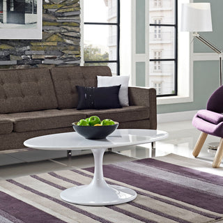 Modern Contemporary Living Room 42" Coffee Table White