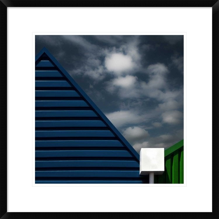 "Water Collector" Framed Digital Print by Gilbert Claes, 24x24"