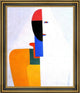 Kazimir Malevich Female Half Figure - 20" x 25" Framed Premium Canvas Print