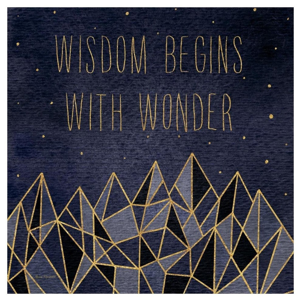 "Written in the Stars I" Digital Paper Print by Laura Marshall, 26"x26"