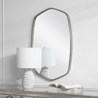 Duronia Brushed Silver Mirror