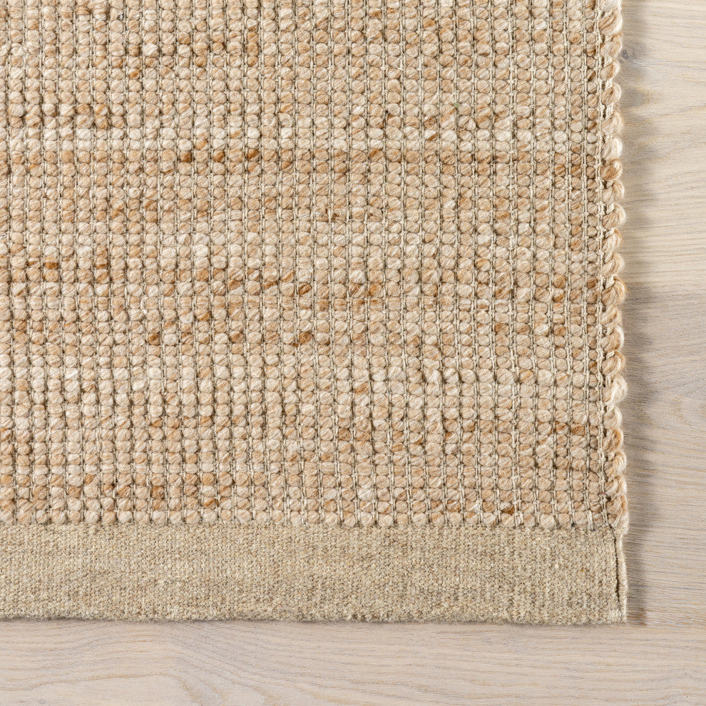 Frenshe Interiors x RugsUSA Palisades Marled Rug, Beige 6' x 9'