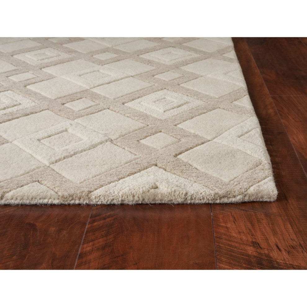 KAS Eternity 1055 Ivory Vista Area Rug, 4'x6'