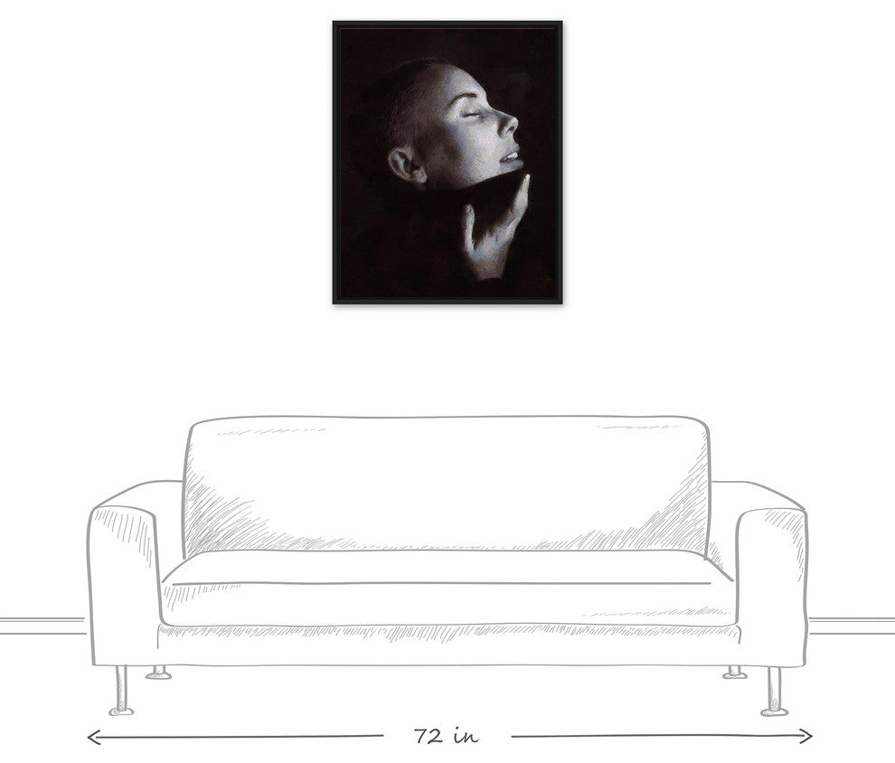 Out Of The Shadows 24x30 Black Floating Framed Canvas