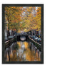 "Canal Reflections", Framed Photograph Print, Ready To Hang