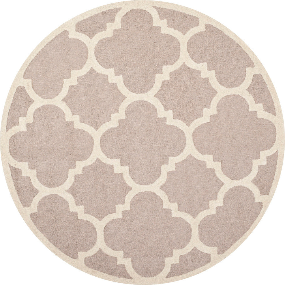 Safavieh Cambridge CAM140J 10'' Round Beige Rug