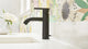 Parma 1H Bath Faucet, Metal Touch Down Drain, Deck Plate, 1.2gpm, Stain Black