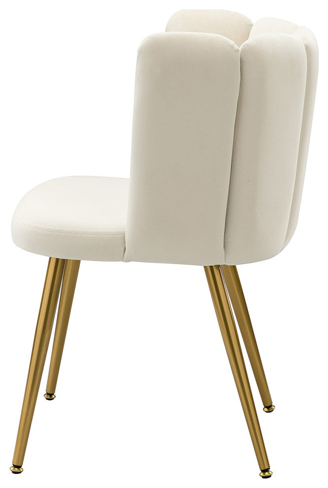 Ofelia Side Chair, Set of 2, Ivory