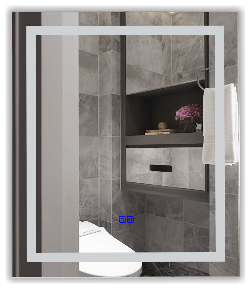 SPECULO Embedded LED Mirror 4000K Warm White 24inches Wide