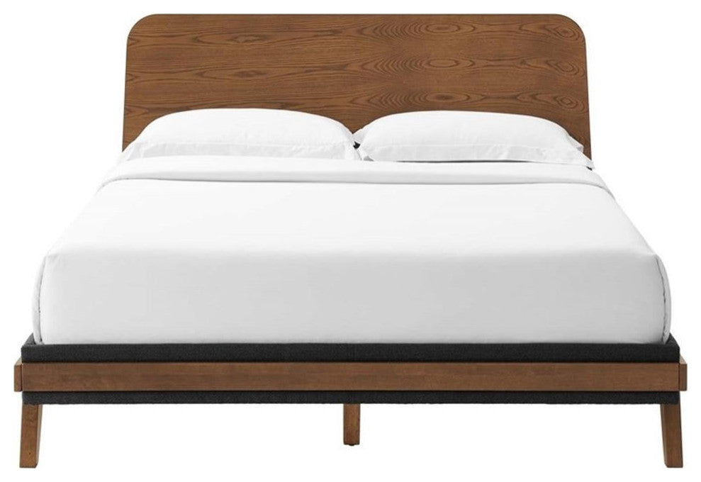 Dylan Queen Platform Bed, Walnut