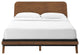Dylan Queen Platform Bed, Walnut