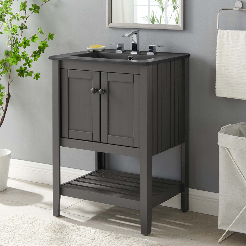 Prestige 24" Bathroom Vanity - Gray Black