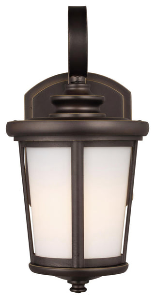 Eddington Small 1-Light Outdoor Wall Lantern, Antique Bronze