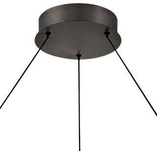 Fredrick Ramond Althea Large Chandelier, Satin Black