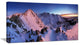 "Slovakia Tatras Winter Mountains" Landscape Wall Art, 32"x16"