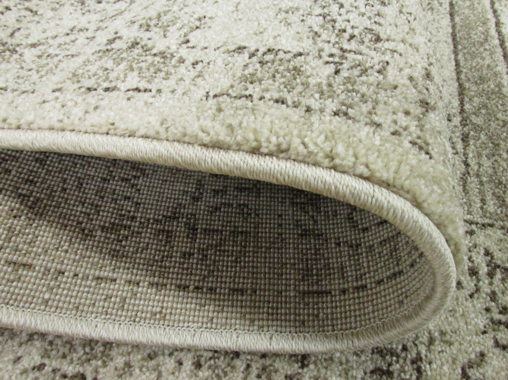 Rug Unique Loom La Jolla Ivory Rectangular 3' 3 x 5' 3