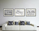 Contantin Empire Vintage B&W Map Canvas Print, 16"x21"