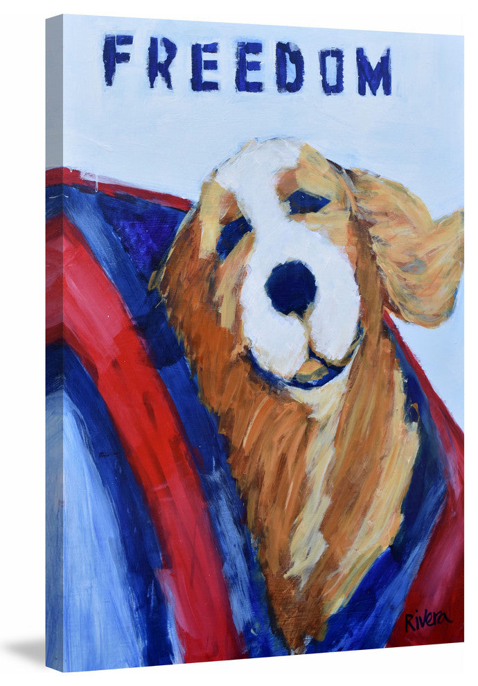 "Freedom" Painting Print on Wrapped Canvas, 24"x36"