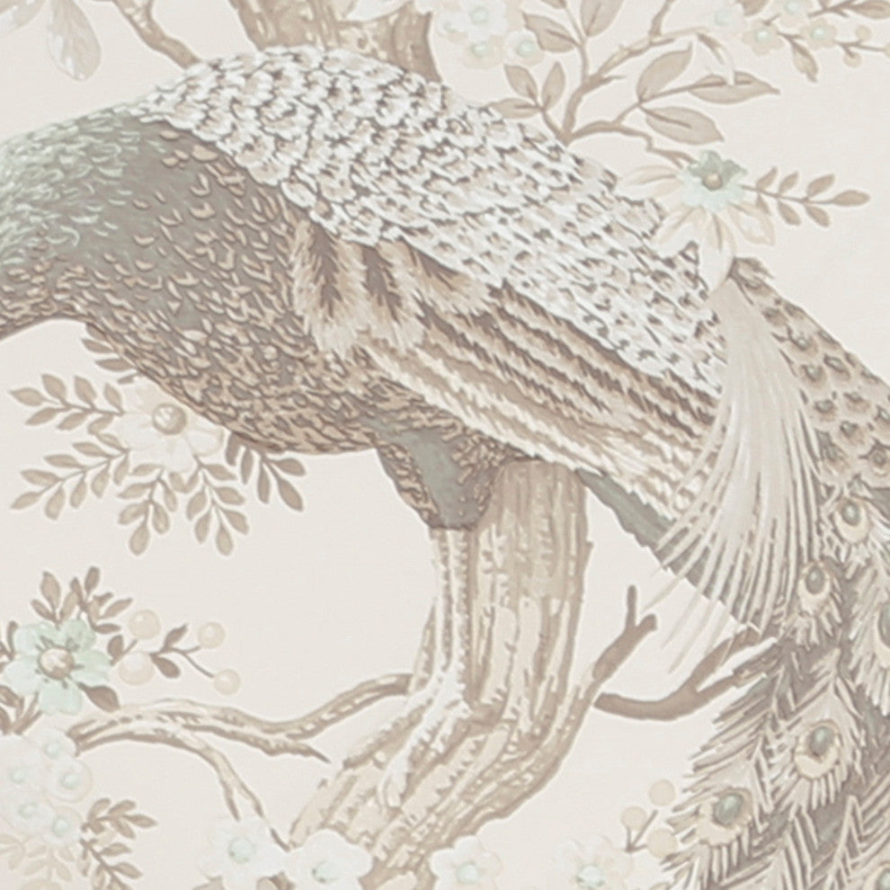 Laura Ashley Belvedere Wallpaper, Soft Truffle