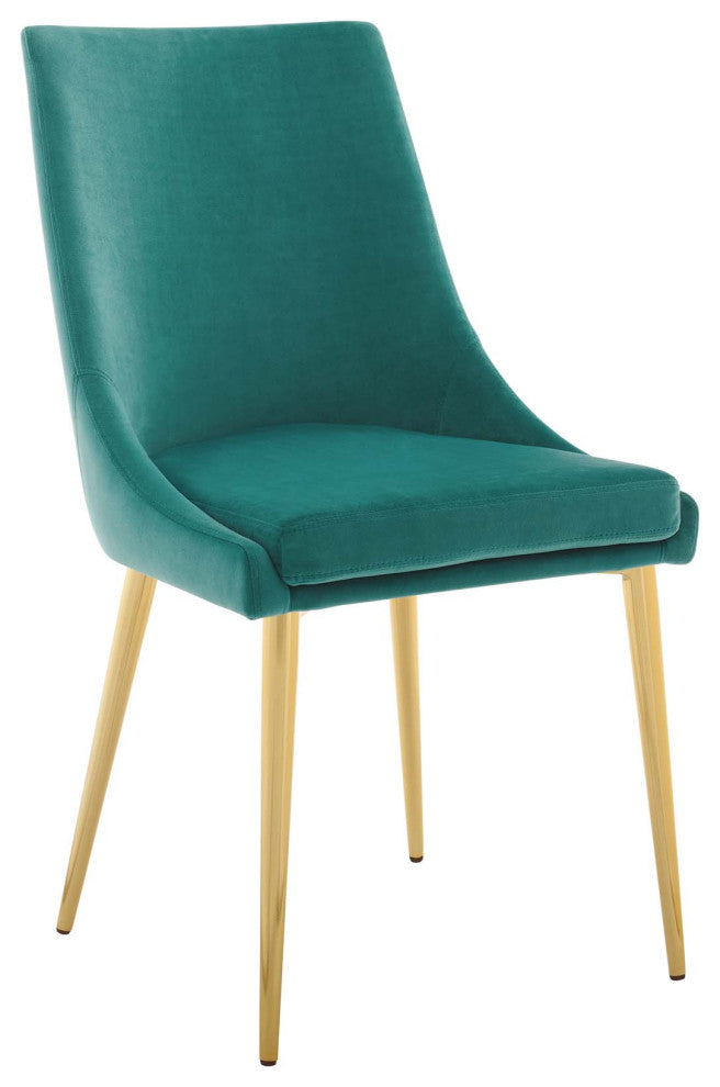Viscount Modern Accent Performance Velvet Dining Chair