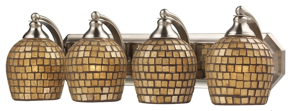 ELK Lighting Bath And Spa 4-Light Vanity Light - 570-4N-GLD