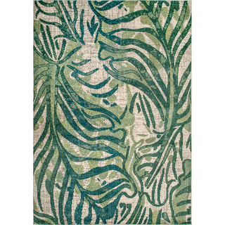 Nuloom Joi Contemporary Country and Floral Area Rug, Green 6'7"x9'