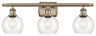 Innovations 516-3W-AB-G122-6 3 Light Bath Vanity Light, Antique Brass