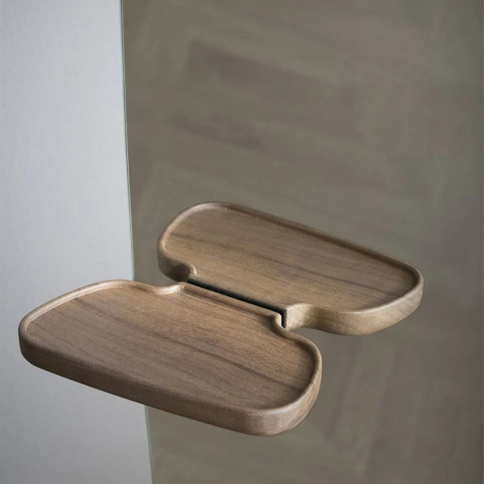 Nomon Espejo Pie Floor Mirror, Natural Solid Walnut