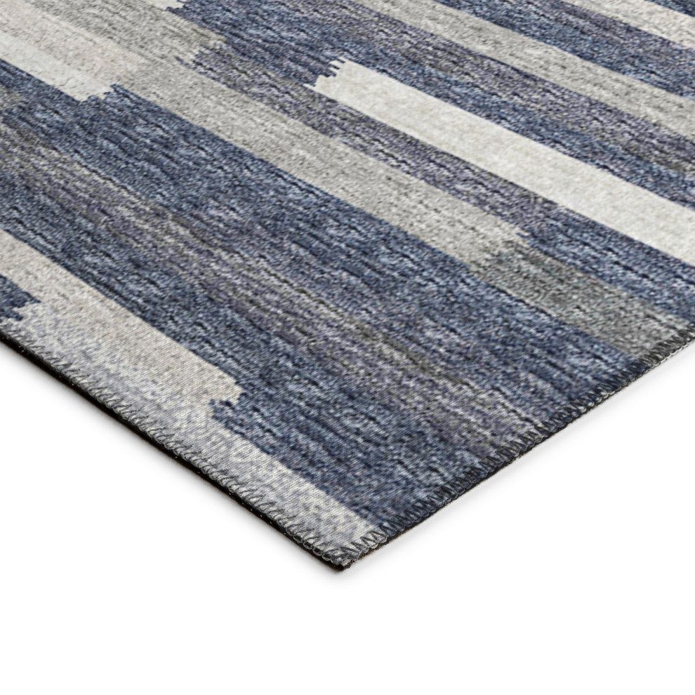 Indoor/Outdoor Sedona SN8 Slate Machine Washable 10' x 10' Round Rug