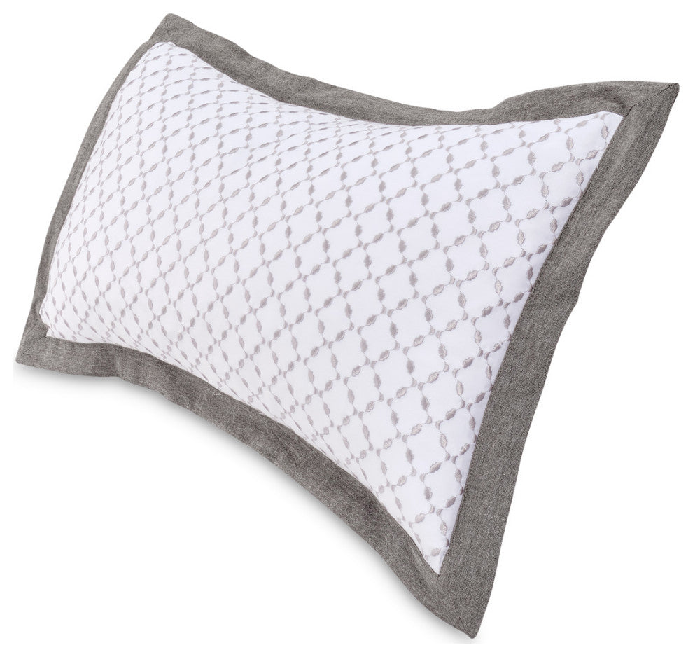 Ultra 7-Piece Queen Duvet Set - Grey