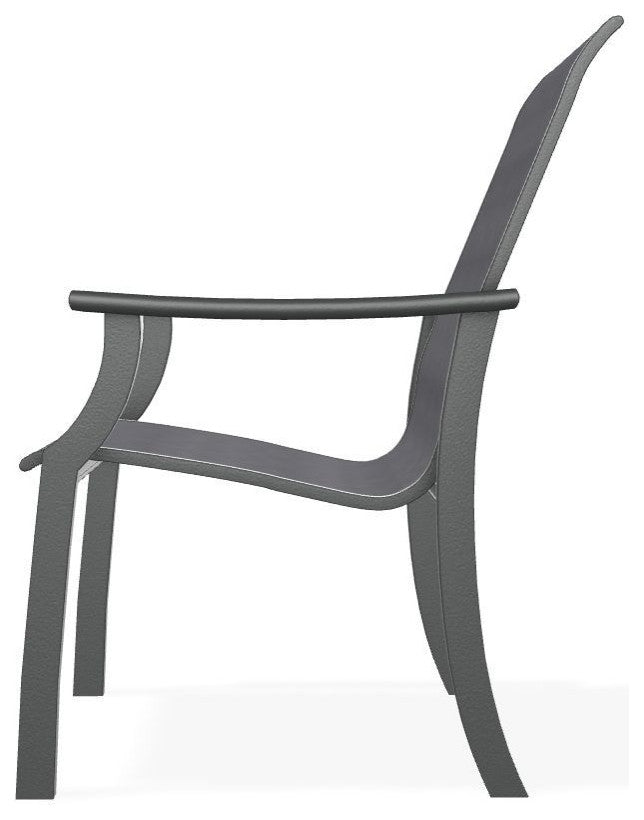 St. Catherine Sling Outdoor Armchair, Augustine Pewter/Graphite