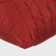 Orange Decorative Pillow Covers 14"x14" Suede Fabric, Rust No Limits No Lines