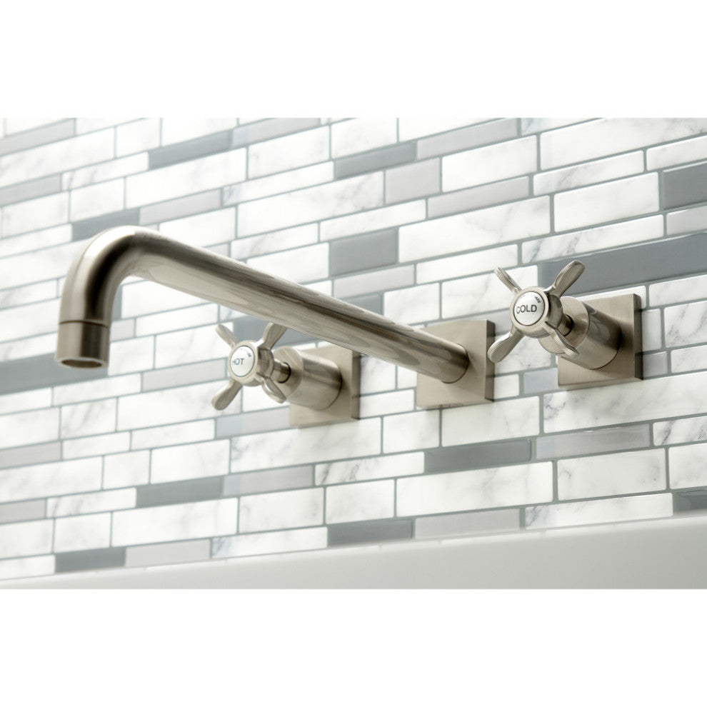 KS6048BEX Wall Mount Tub Faucet, Brushed Nickel