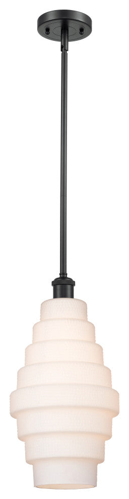 Innovations 516-1S-BK-G671-8-LED 1-Light Mini Pendant, Matte Black