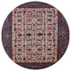 Ahgly Company Indoor Round Mid-Century Modern Area Rugs, 3' Round