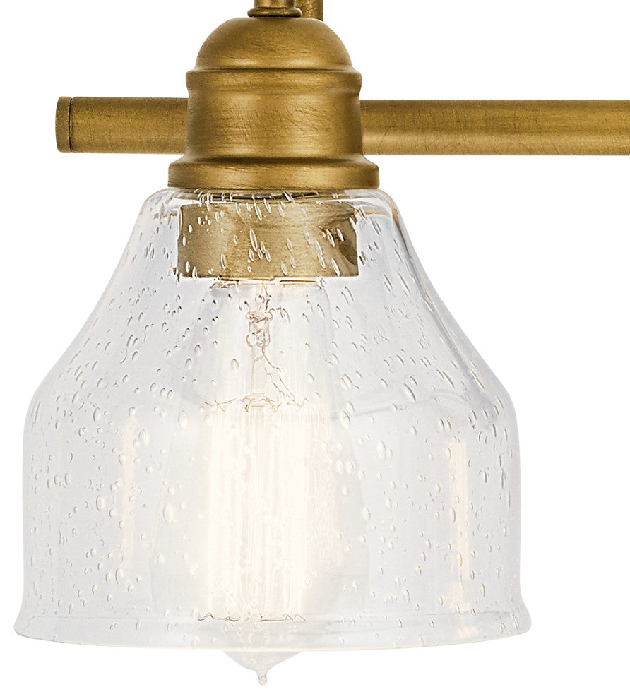 Avery Natural Brass Bath 3-Light