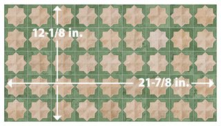 Tetuan Astre Cotto Emerald Porcelain Wall Tile
