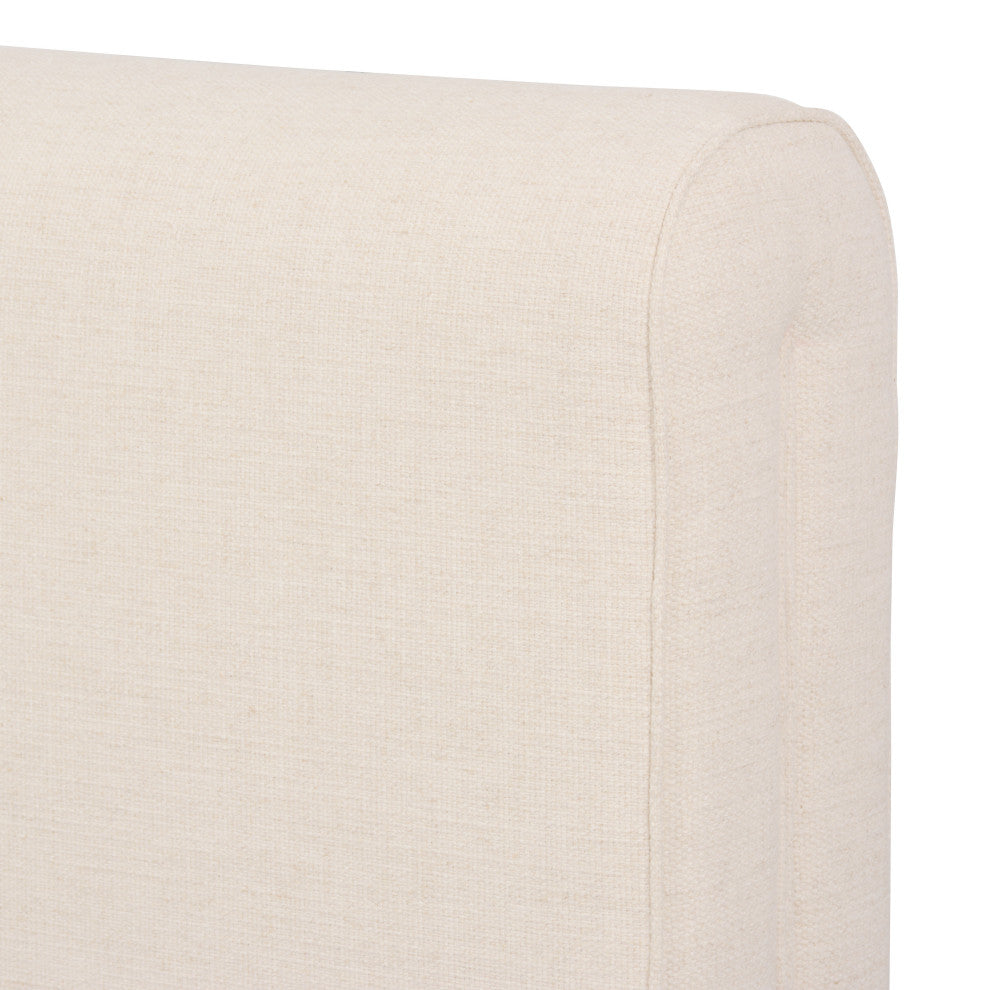 Mitchell Bed-Thames Cream-King