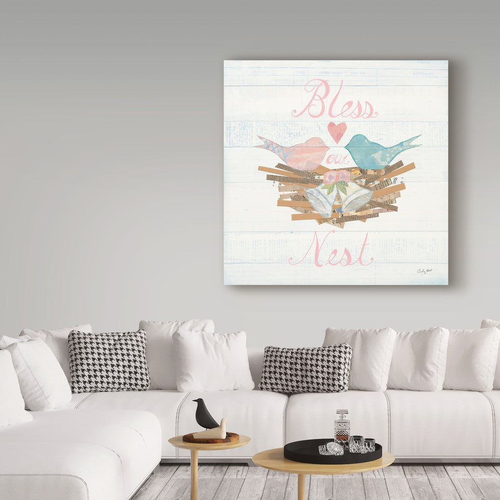 Courtney Prahl 'Lovebirds Iii' Canvas Art