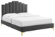 Elise Full Performance Velvet Platform Bed MOD-6880-CHA