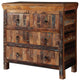 4 Drawers Accent Cabinet, Reclaimed Wood
