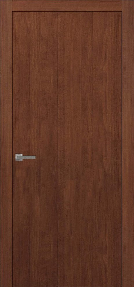 Panel Eco-Veneer Modern Door Slab 30 x 80 | Planum 0010 Walnut Modena